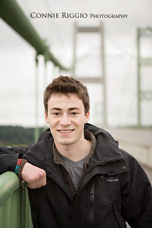 Smiling Bridge Cool Guy Senior Portrait Photographer