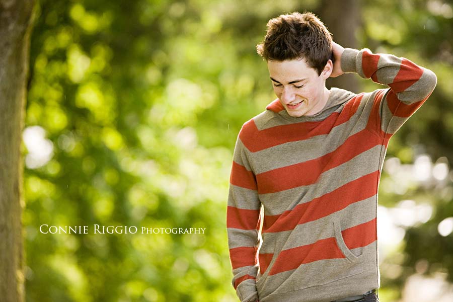Walking Cool Guy Senior Portrait Photographer