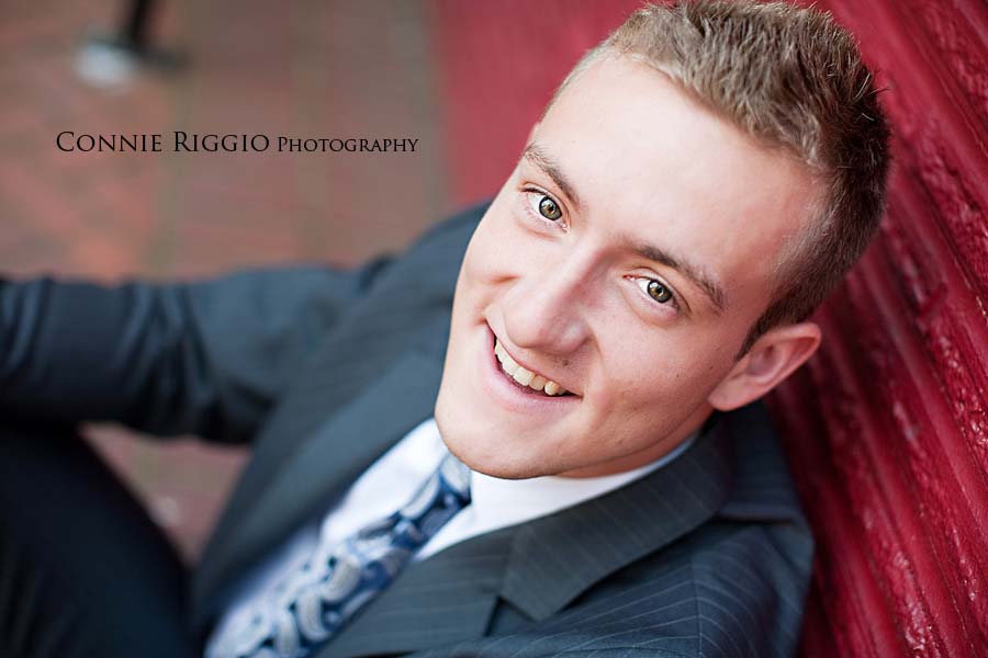 Red Headshot Tacoma Senior Urban Photographer