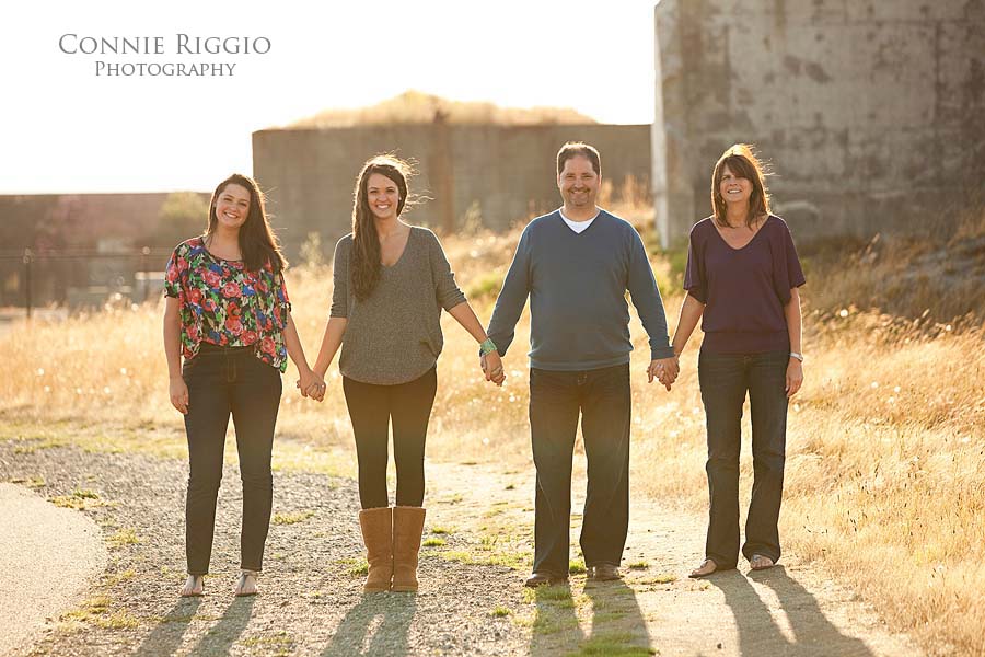 Standing Holding Hands Tacoma Family Photographer