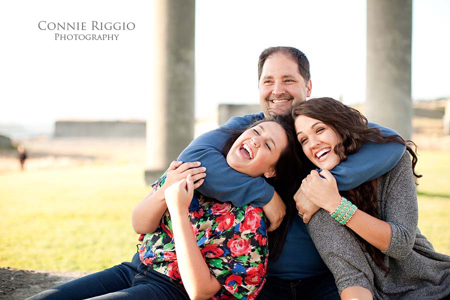 Dad and Girls Tacoma Family Photographer
