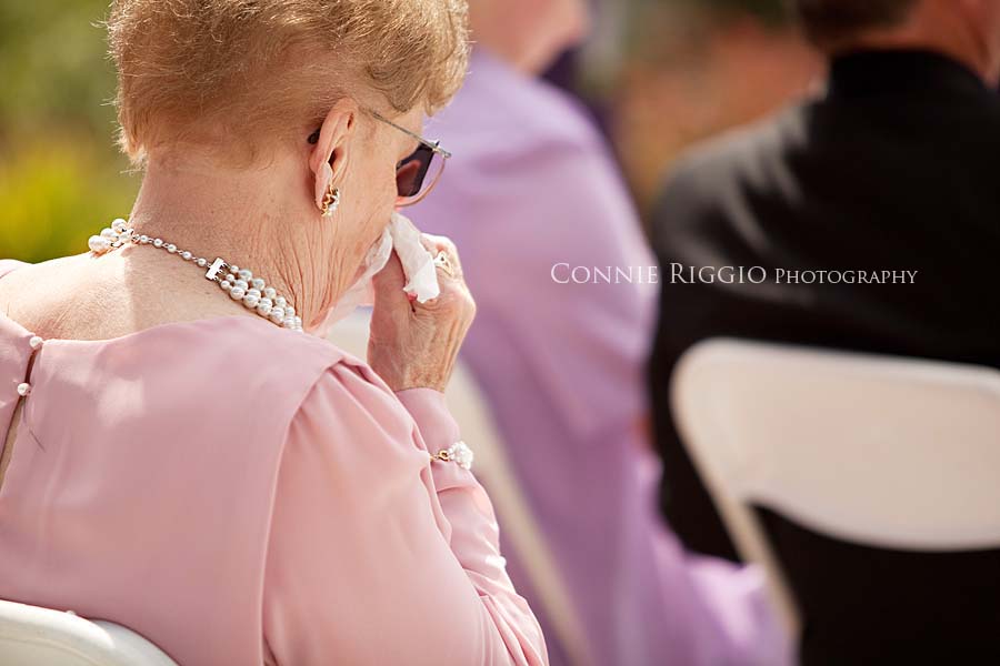Mom Wiping Tears Tacoma Wedding Photographer