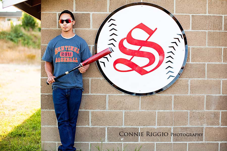 Baseball Horizontal Steilacoom Tacoma Seattle Senior Photographer