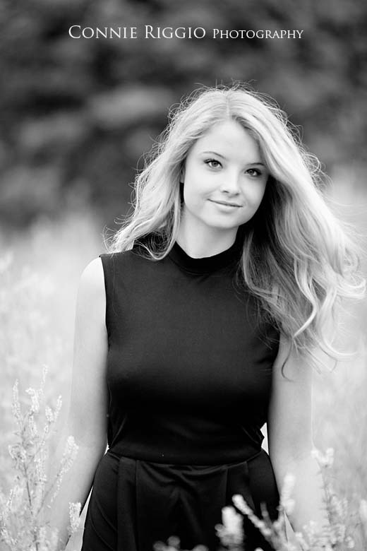 BW Grass walking Tacoma Best Senior Photographer