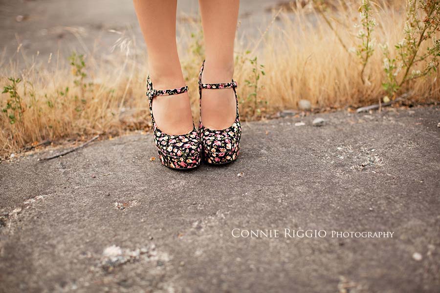 Flower Shoes Tacoma Best Senior Photographer