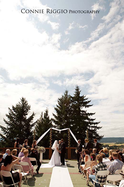From a distance Tacoma Wedding Photographer