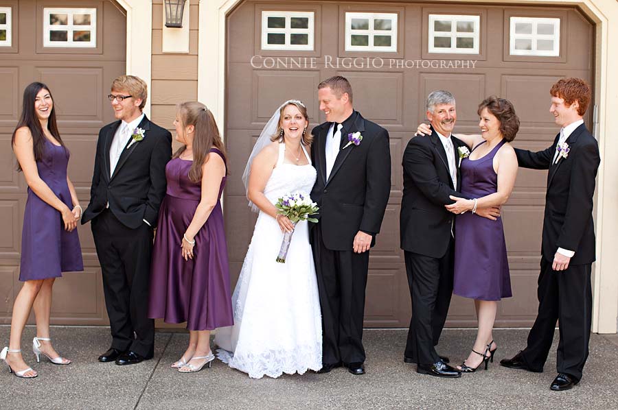 Conversation Wedding Party Tacoma Wedding Photographer