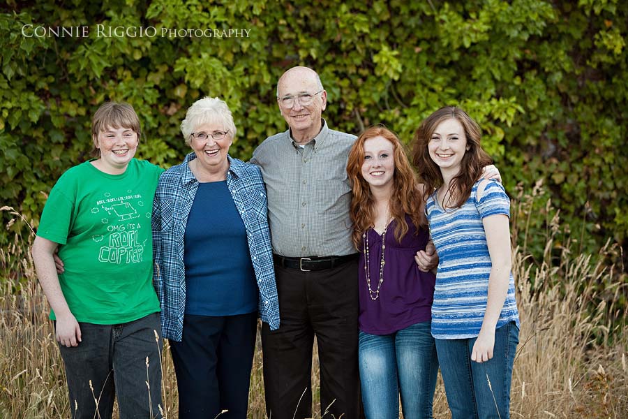 Grandparents and grandkids Tacoma Family Photographer