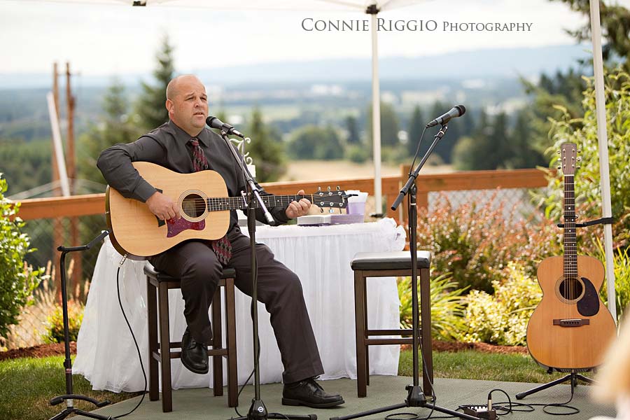 Tim Singing Tacoma Wedding Photographer
