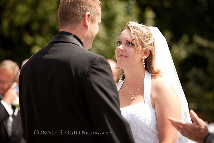 Beth looking at Carson Tacoma Wedding Photographer
