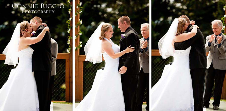 The Kiss Trio Tacoma Wedding Photographer