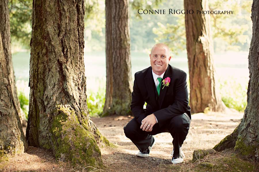 Jeff Squatting Tacoma Seattle Wedding Photographer