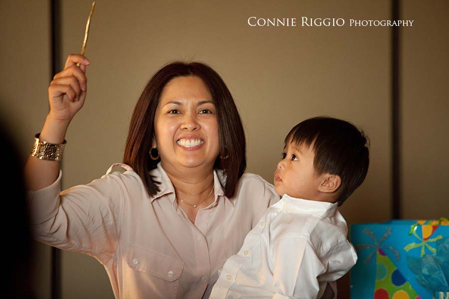 Mom Cheering Birthday Party Event Photography