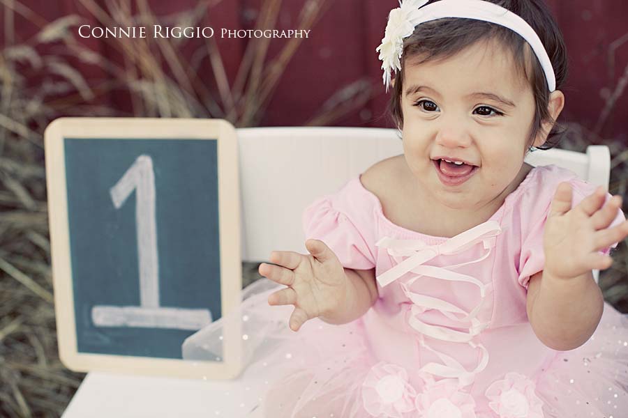 Close up 1st BDay Tacoma Orting Family Photographer