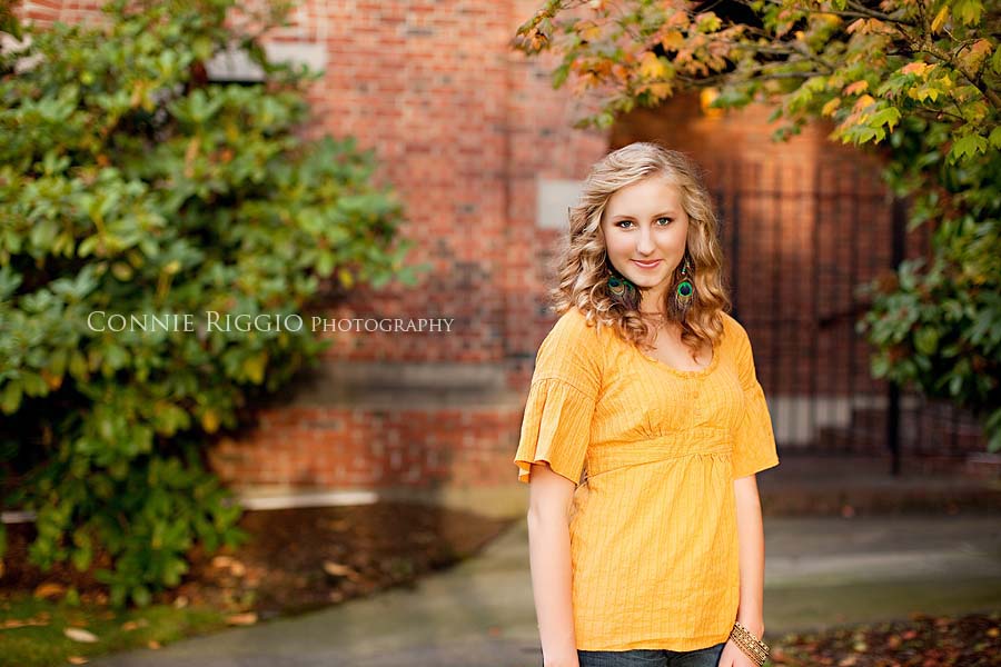 Light in back Tacoma Curtis Senior Portraits Photographer