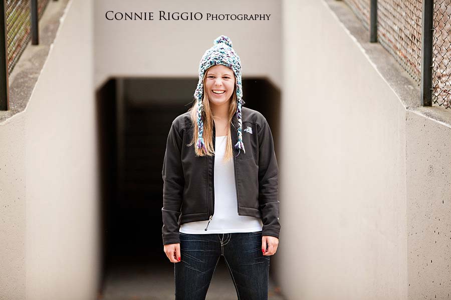 Hat Bellarmine Tacoma Senior Portraits