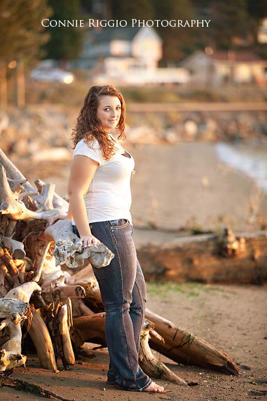 Girl Senior Tacoma Marina Photos