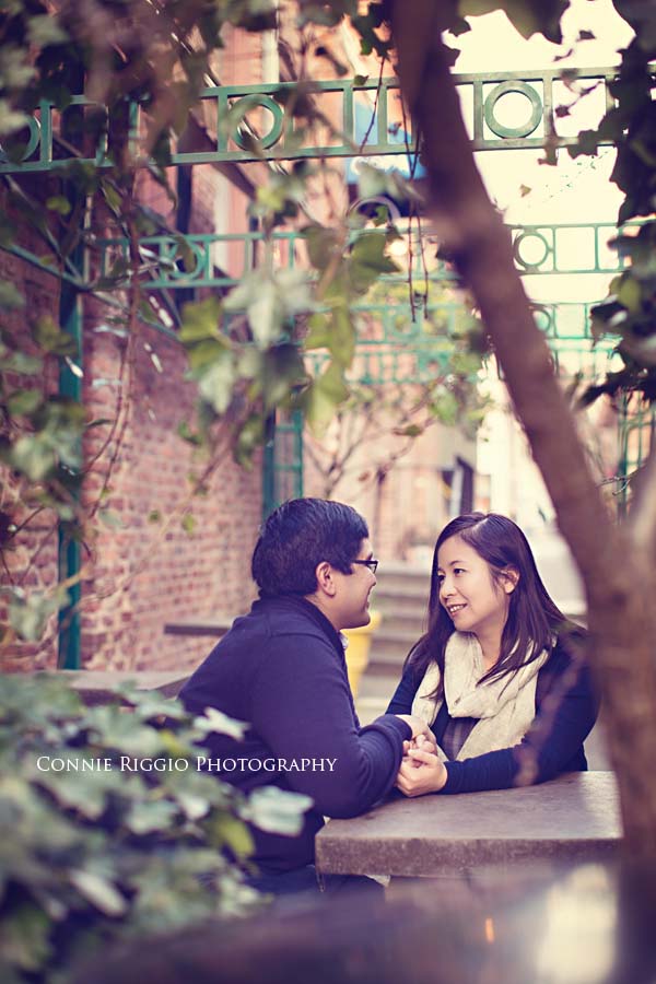 Engagement Seattle UW Pick Place Market Post Alley Photo