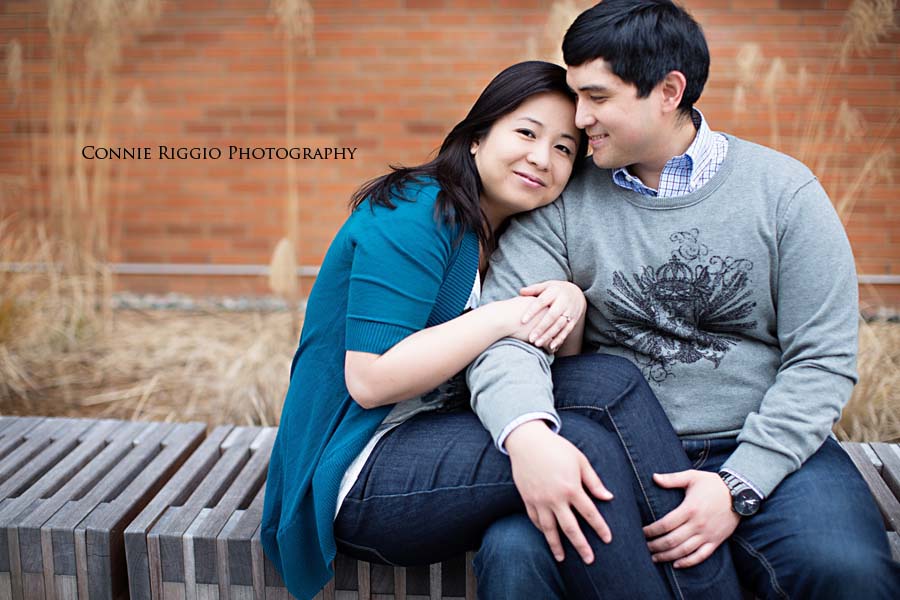 Engagement Seattle UW Pick Place Market Post Alley Photo