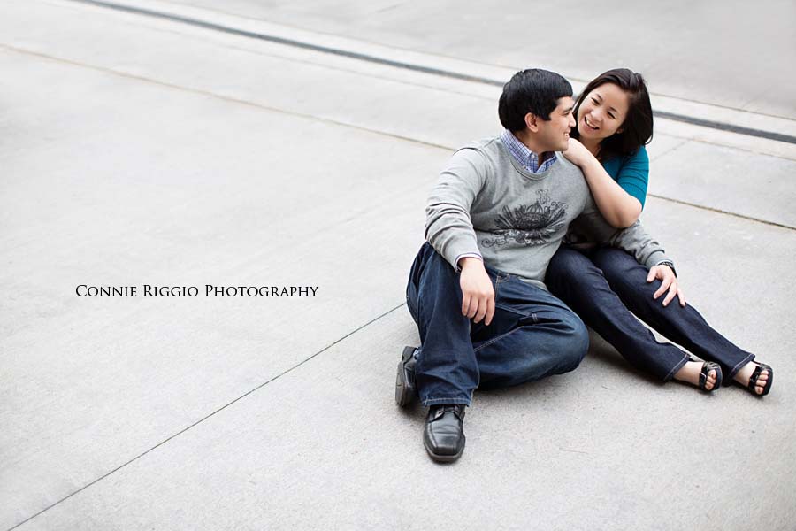 Engagement Seattle UW Pick Place Market Post Alley Photo