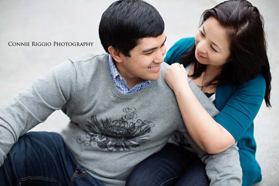 Engagement Seattle UW Pick Place Market Post Alley Photo