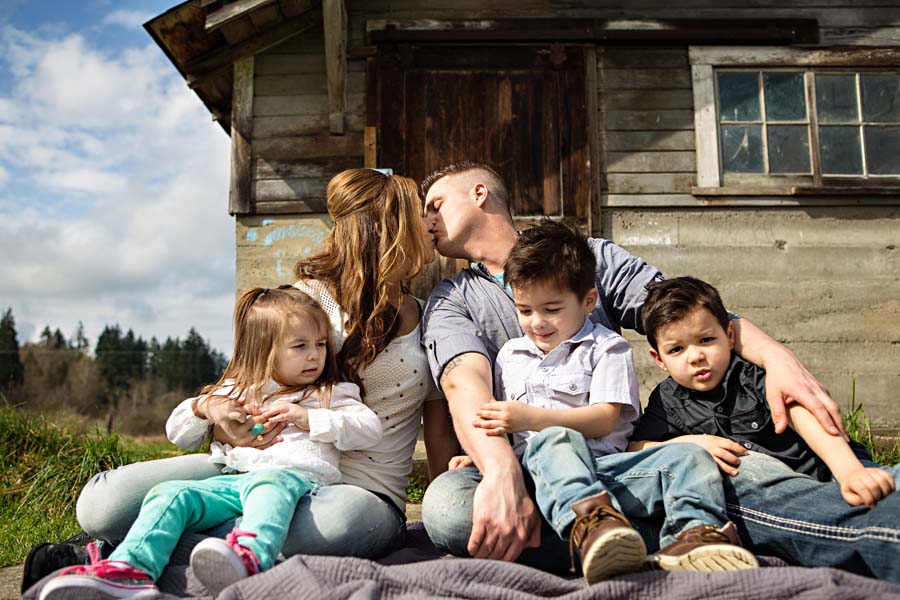 Family Tacoma Dairy Farm Beckwith Photo