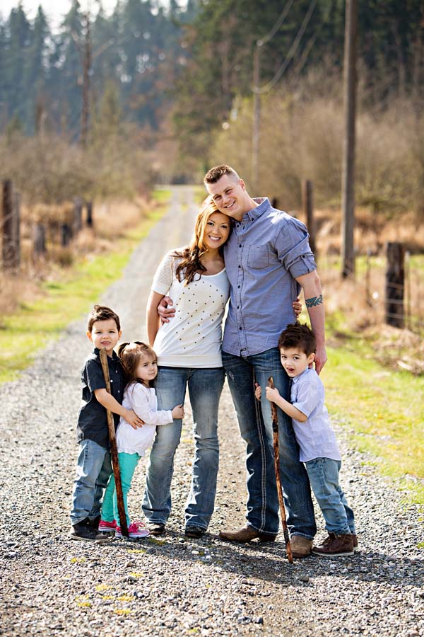 Family Tacoma Dairy Farm Beckwith Photo